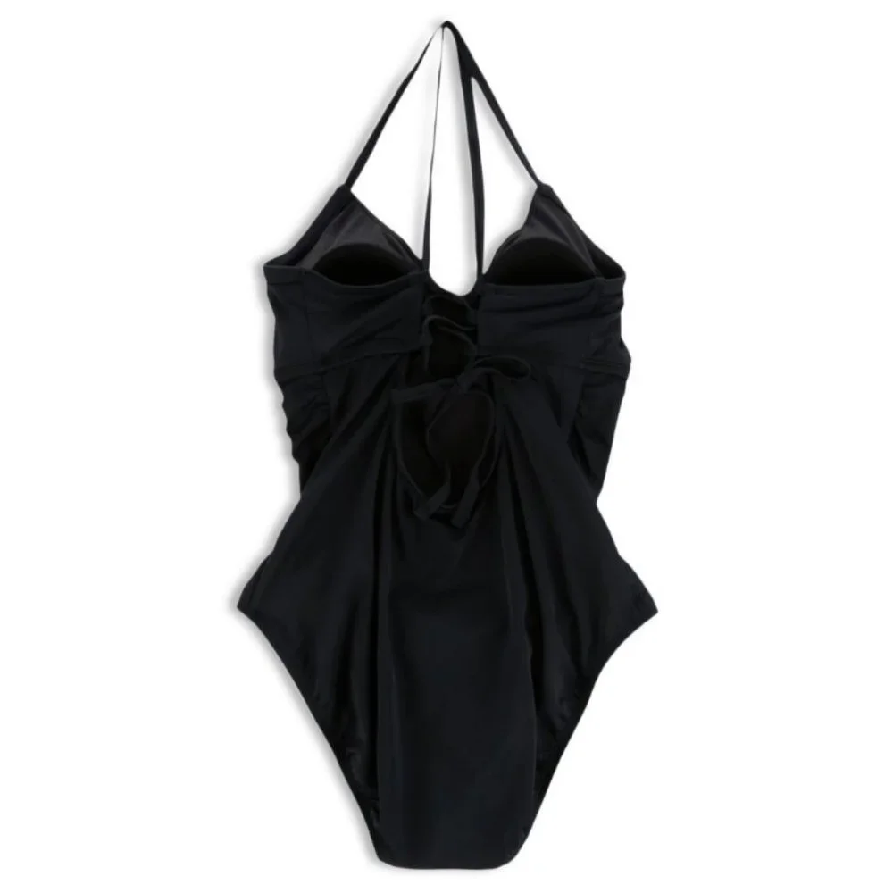 Time and Tru | Shirred Sides Corset Back One Piece Swimsuit, Women's XL NWT - Picture 2 of 12